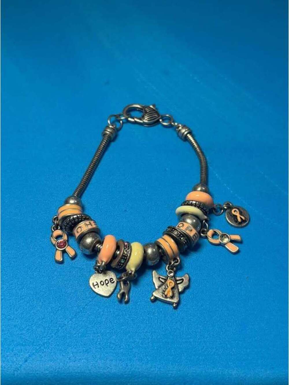 Hope Awareness Charm Bracelet